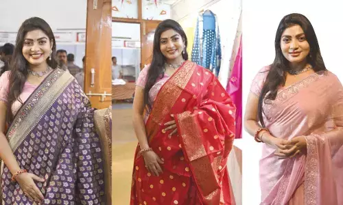 Sowmya Janu Inaugurates Hand to Hand Handloom Expo