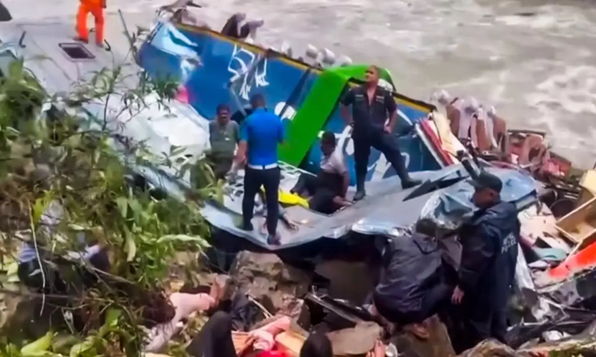 27 pilgrims die as UP-registered bus plunges into Nepal river