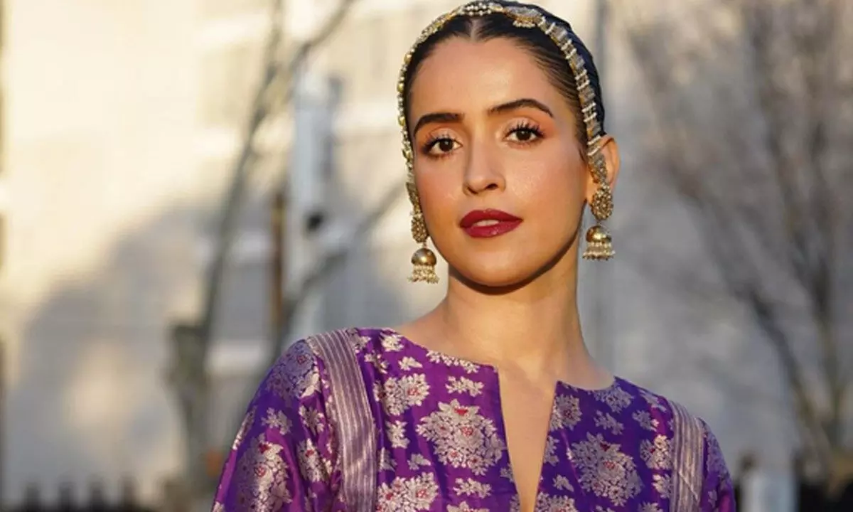 Sanya Malhotra honours her most ‘pasandidaaurat’ through this creation