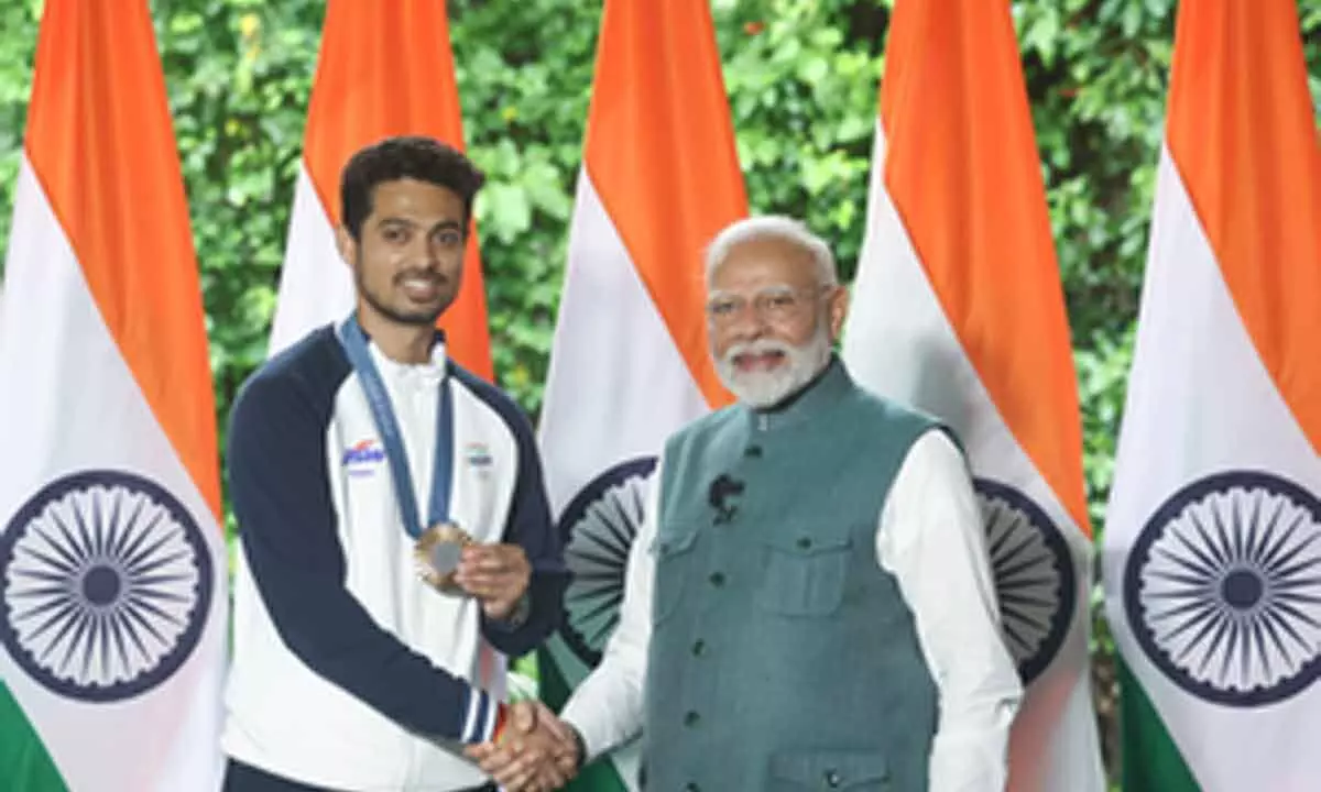 Felt positive energy and motivated after talking to PM Modi, says Paris Olympics medallist Swapnil Kusale