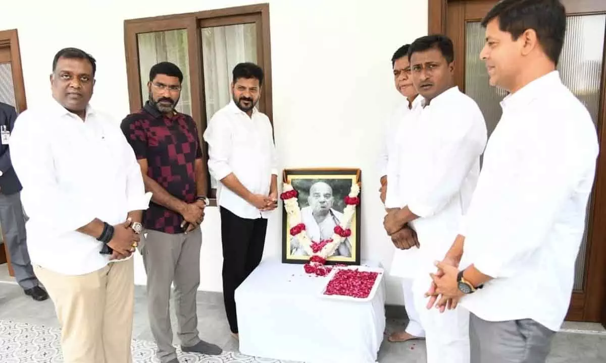 CM Revanth Reddy Honors Dasarathi Rangacharya on His Birth Anniversary