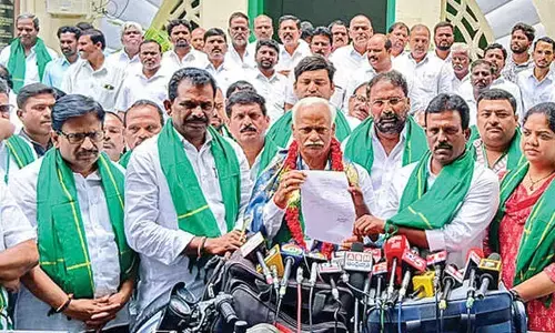 Vishnuvardhan Reddy elected as Mahabubnagar DCCB Chairman unanimously on Friday