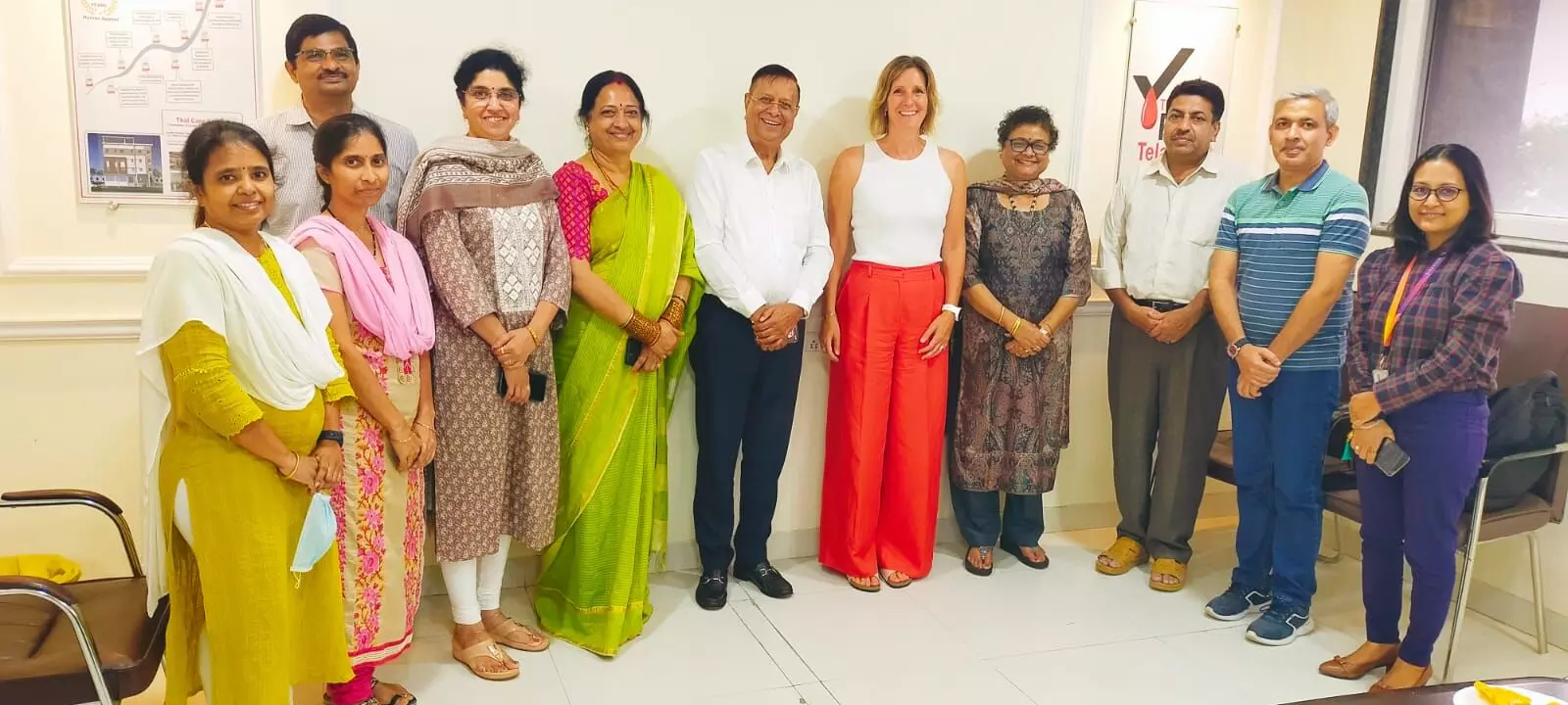 Novartis Global Team Visits Thalassemia and Sickle Cell Society (TSCS), Hyderabad