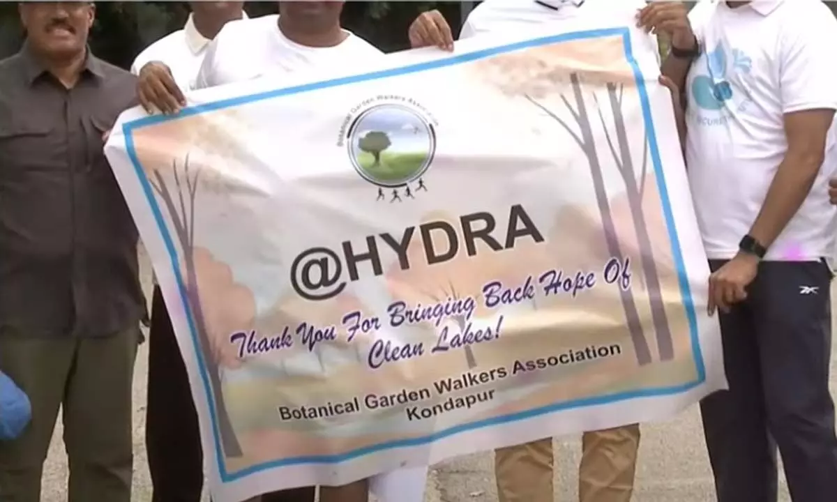 Special Walk in Hyderabad to Save Lakes, Supporting HYDRA