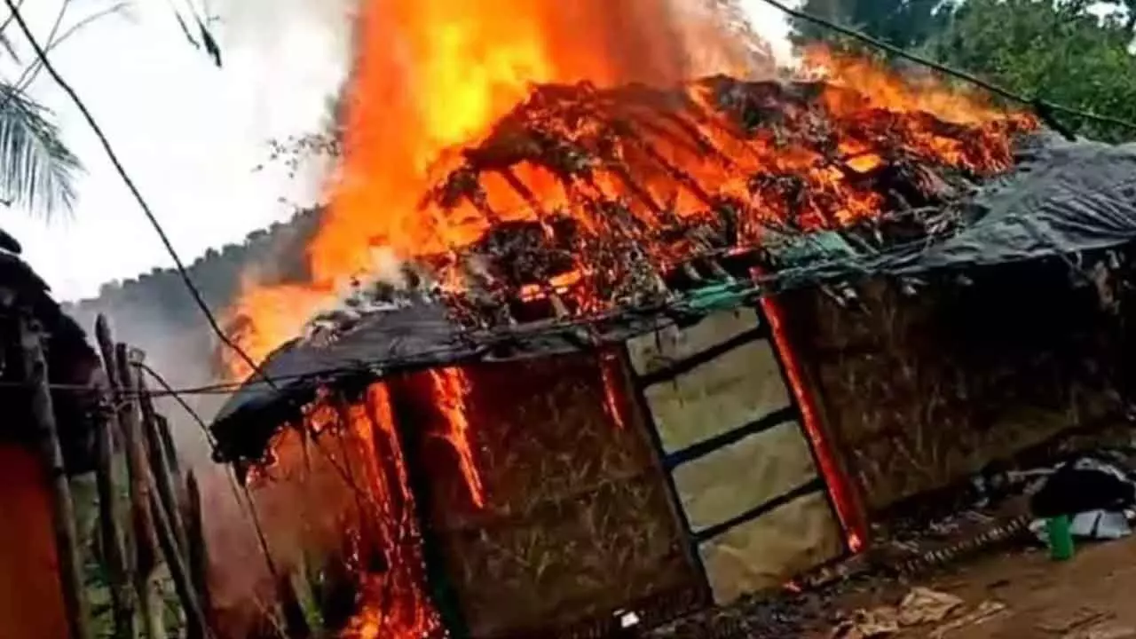 Tragedy During Bonalu Festival: House Burned Down Due to Electrical Short Circuit