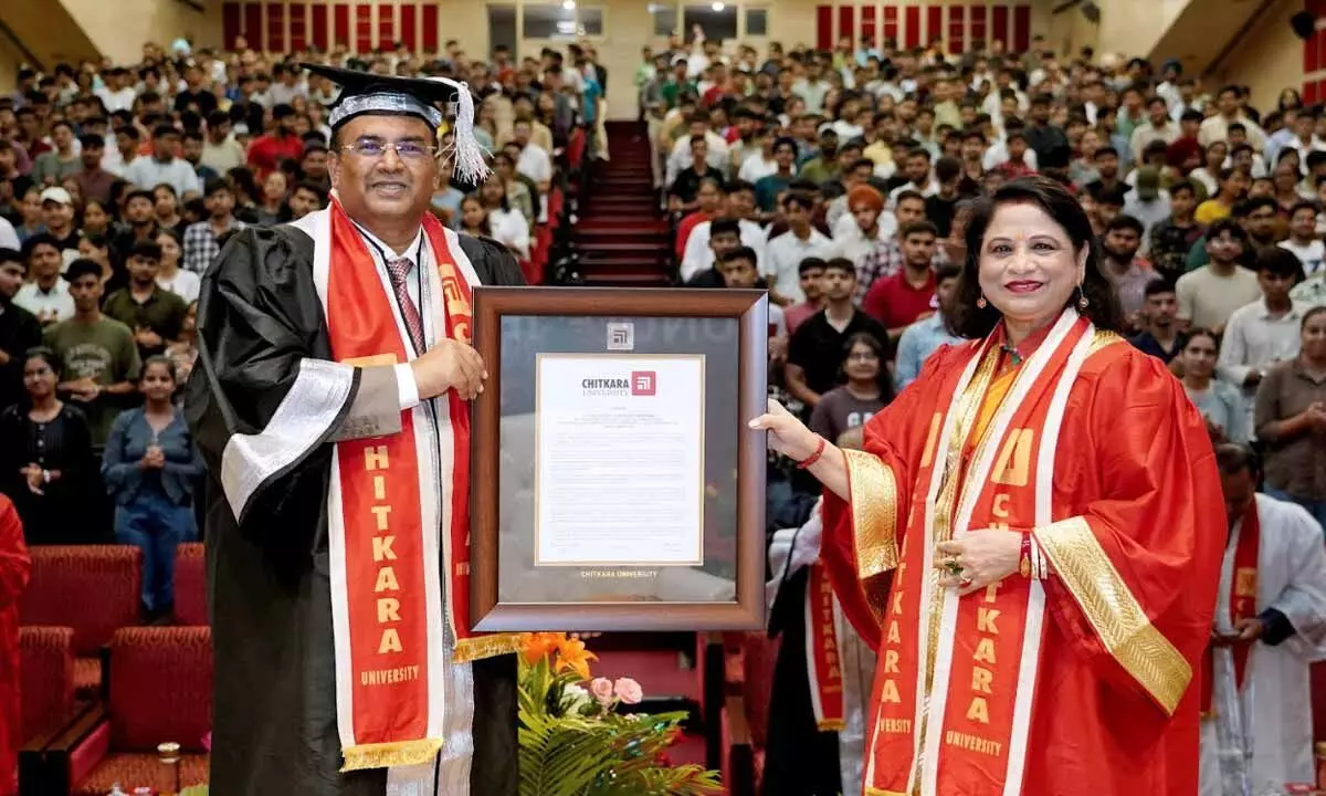 Zaggle Founder Raj P Narayanam Conferred with D.Litt by Punjab’s Chitkara University