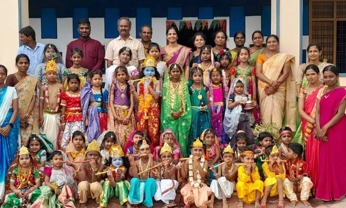 Grand Shri Krishna Janmashtami celebrations at the district headquarters