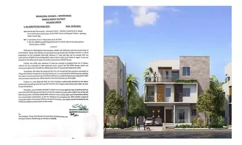 225 villas in Chitrapuri Colony face HMDA axe