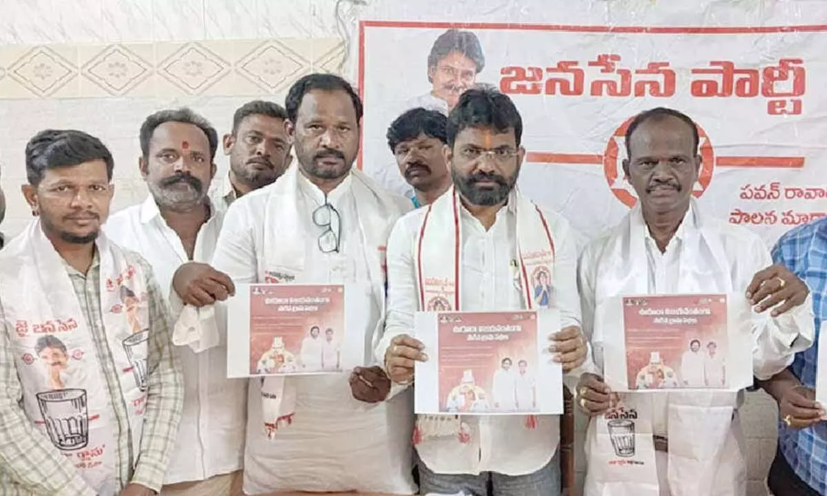 Jana Sena activists hail success of Gram Sabhas