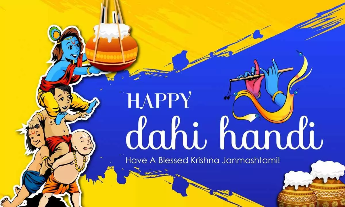 Happy Dahi Handi 2024: Wishes, Messages, Images, and Quotes to Share on Janmashtami