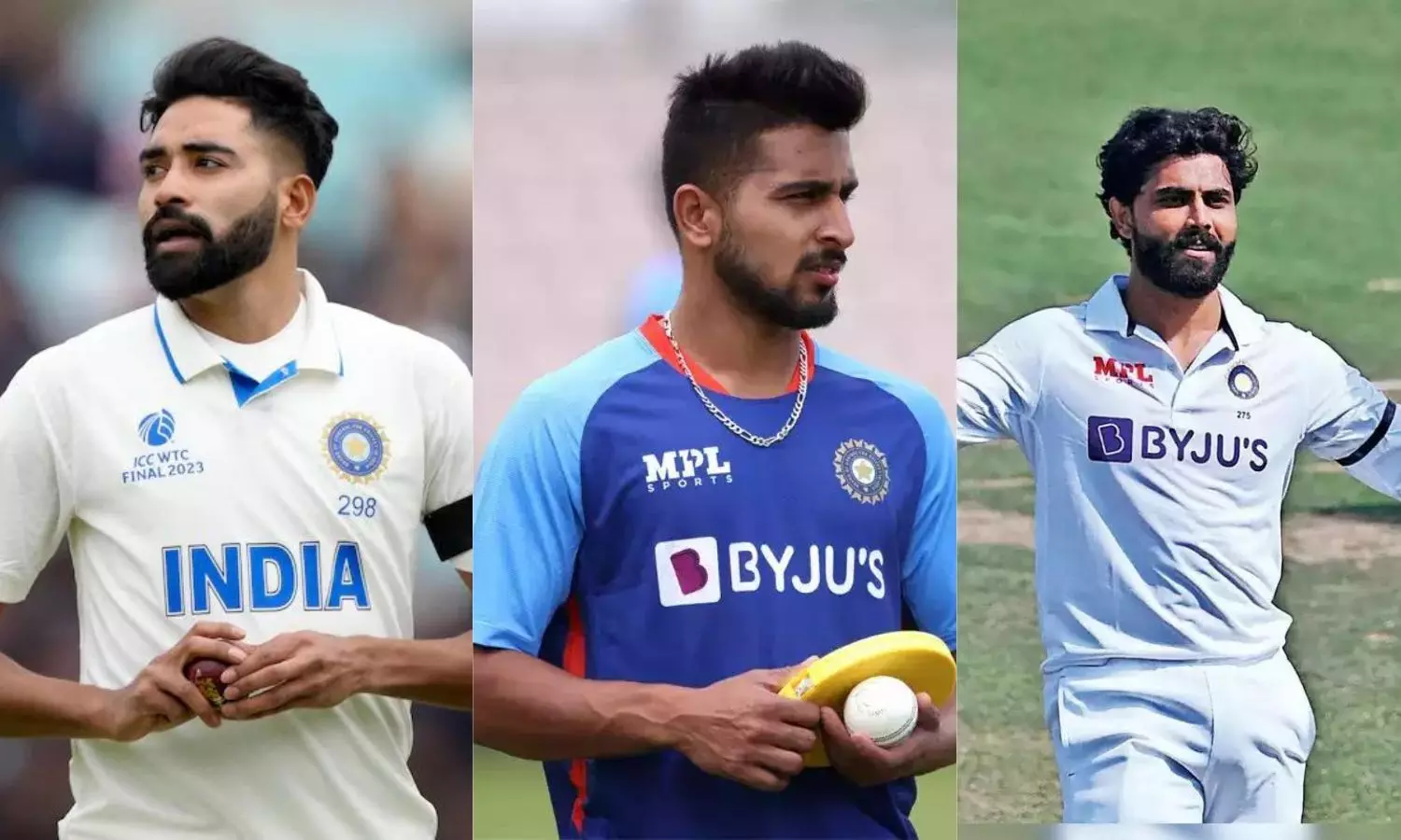 Mohammed Siraj, Umran Malik and Ravindra Jadeja Released from Duleep Trophy Squads