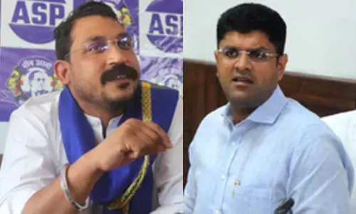 Dushyant’s JJP seals alliance with Azad Samaj Party for Haryana polls