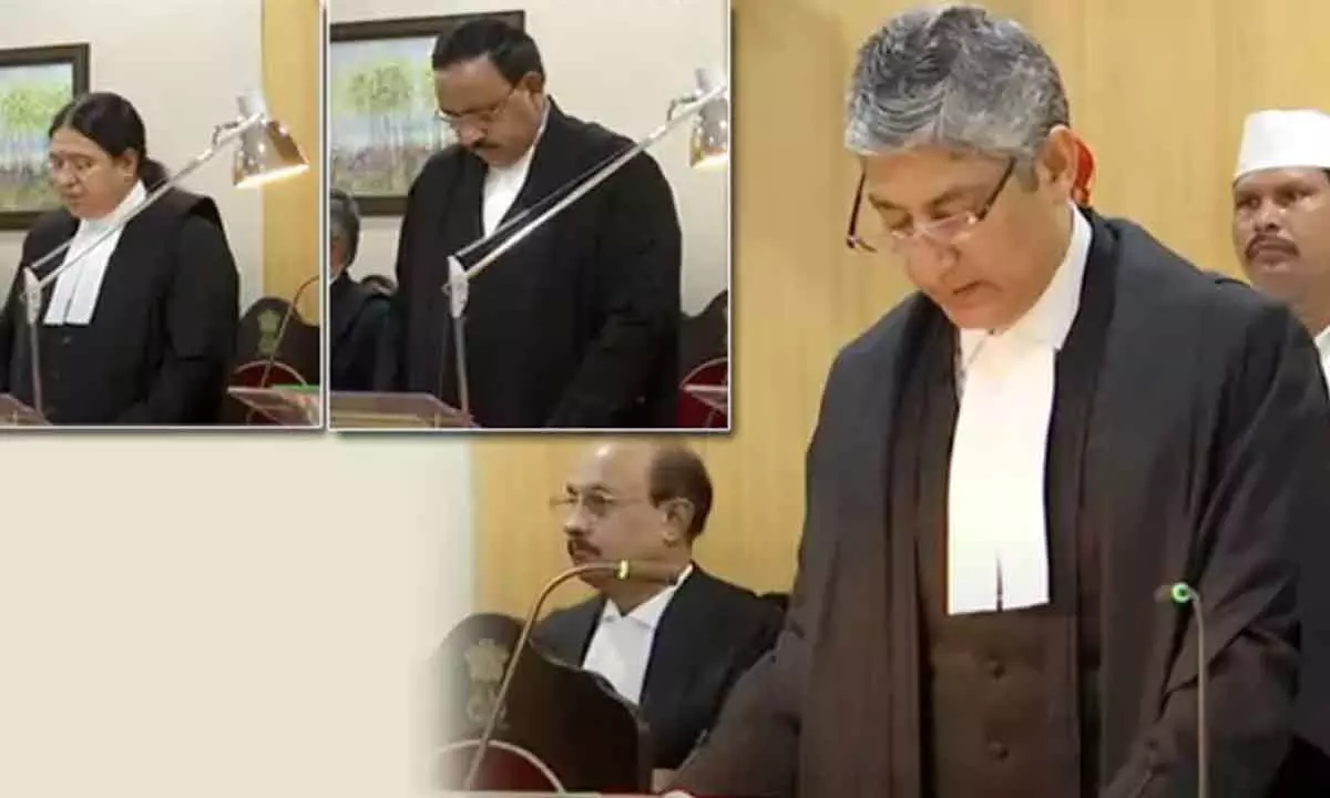 Two New Judges Sworn in as Permanent Judges of Andhra Pradesh High Court