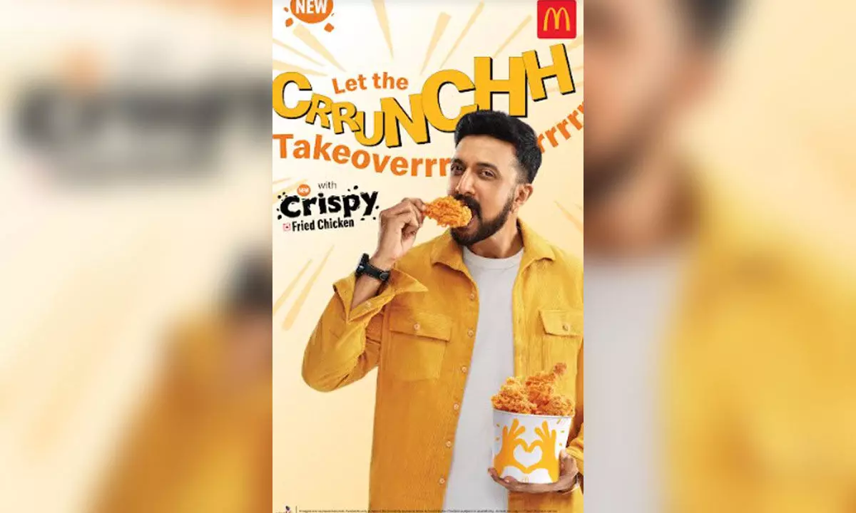 McDonalds India adds Crunch to its Fried Chicken Portfolio; launches Crispy Fried Chicken with Kiccha Sudeep