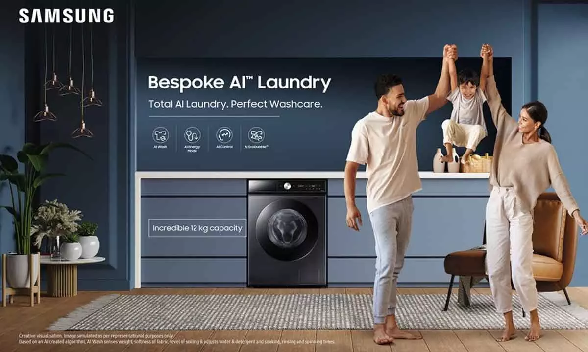 Samsung Launches 10 Large-Capacity Bespoke AI Washing Machines in India