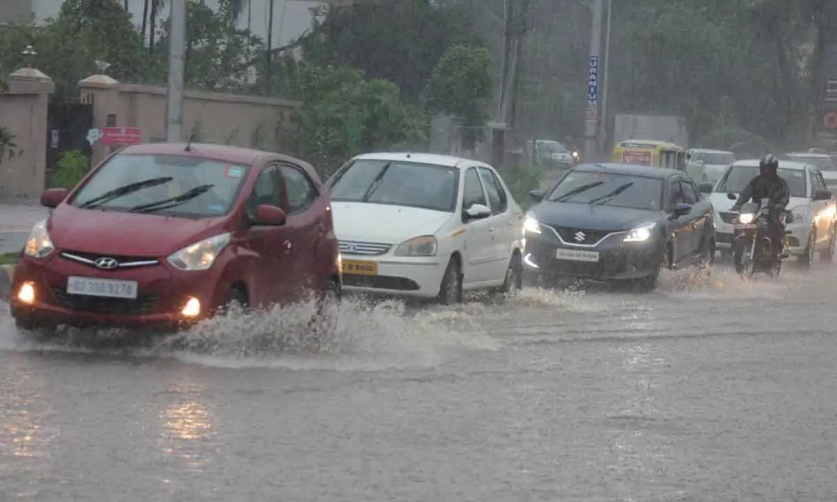 Heavy Rains predicted to North AP as depression makes landfall