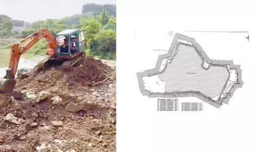 Sewage, weeds choke Langar Houz Lake