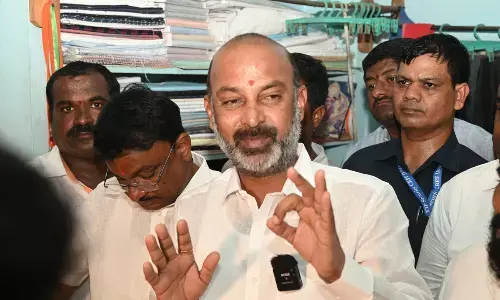 Why dilly-dally in demolishing Janwada farmhouse: Bandi Sanjay