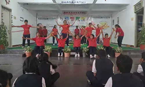 Bhagavathi School celebrates Telugu & Sports Days