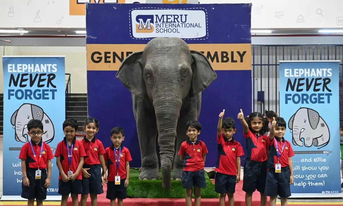 Meru International School Hosts Asias First Ellie Workshop by PETA India: Inspiring Compassion Among Learners