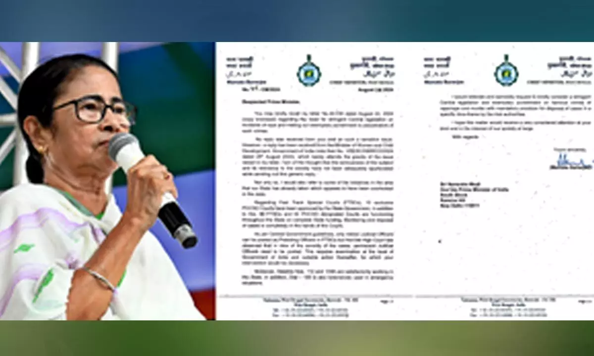 Mamata Banerjee writes to PM Modi again, urges stringent anti-rape laws