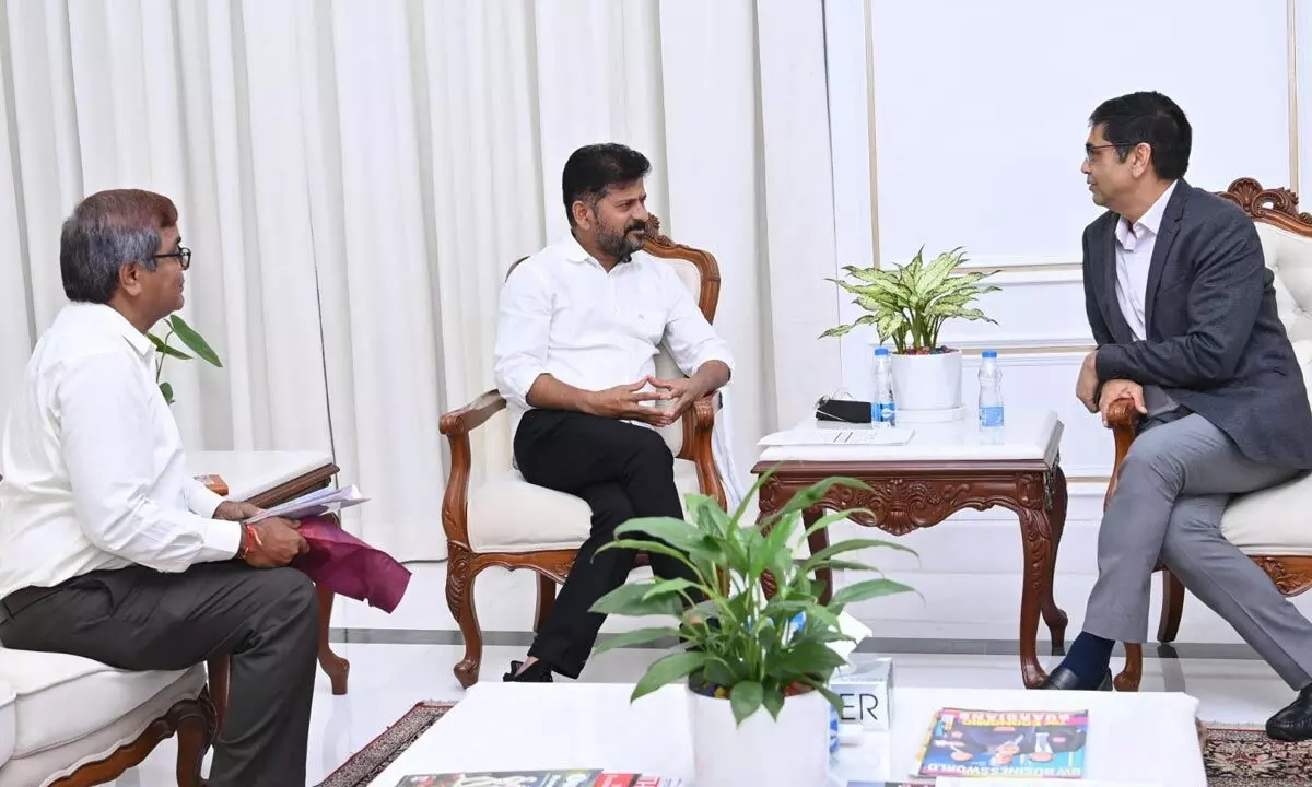 Agricultural Scientist Dr. Samarendu Mohanty and Economist Dr. Aldas Janaiah Meet CM Revanth Reddy