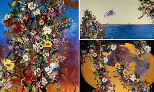 Lankan artist’s paintings explore epic Ramayana