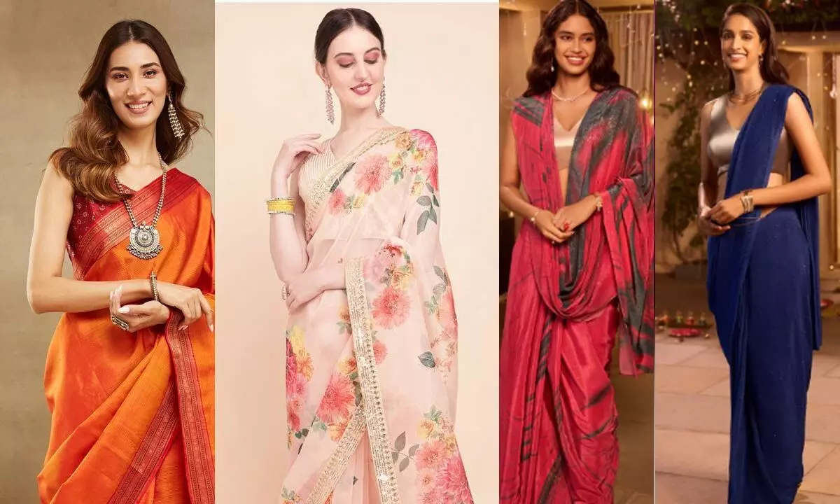 Celebs-approved trendy sarees to opt for this festive season