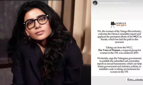 Samantha Urges the Government to Form a “Hema Committee” in Tollywood