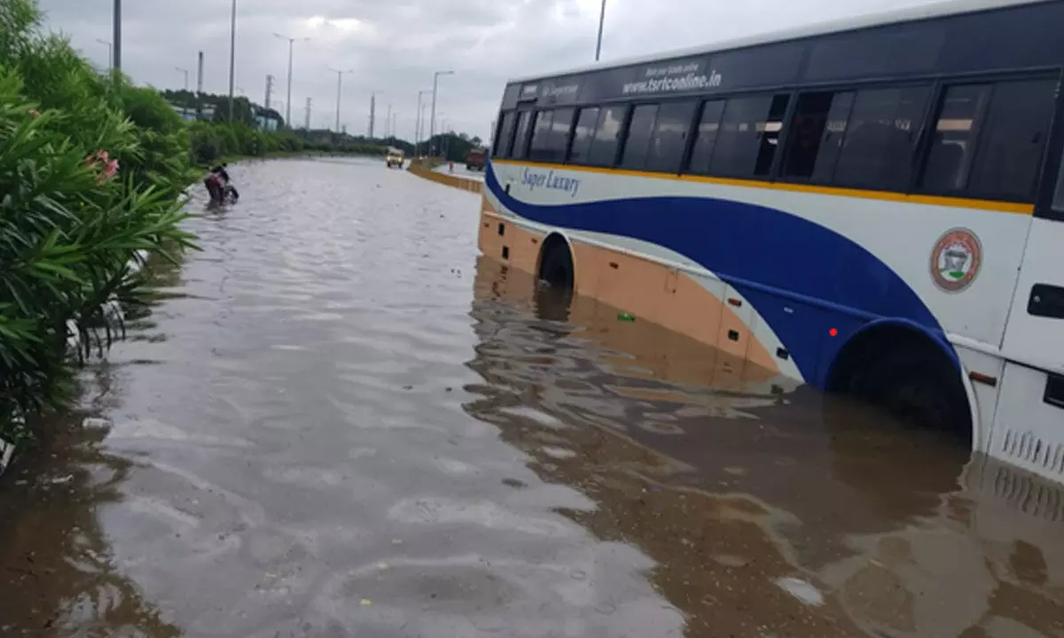 Severe Flooding Disrupts Traffic on NH 65: Suryapet and Surrounding Areas Affected