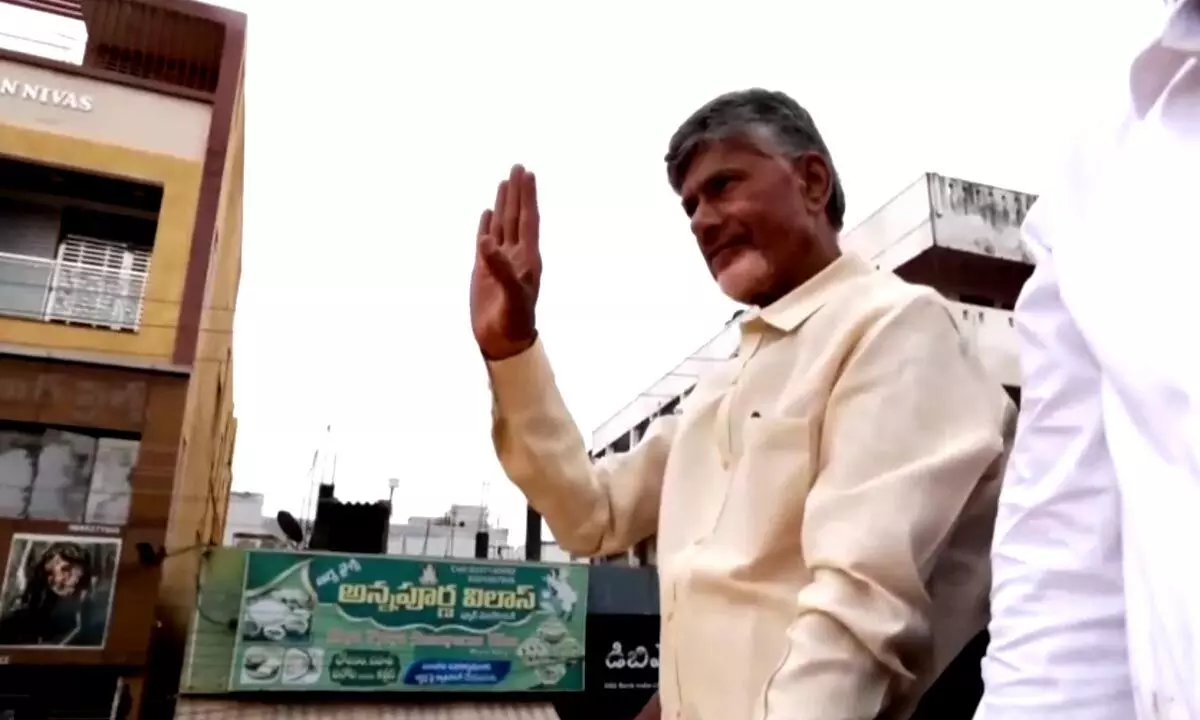 Chandrababu Naidu Visits Flood-Affected Areas, Assesses Damage and Relief Efforts