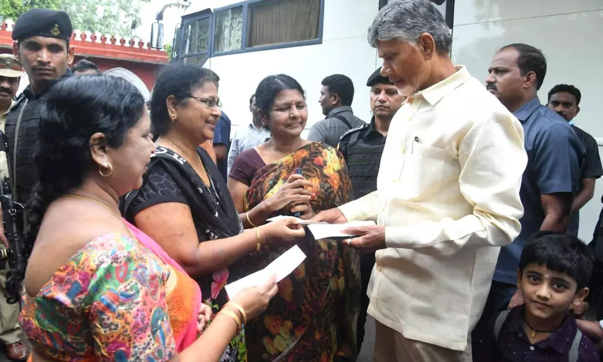 Three Sisters from Vijayawada Extend Support to Flood Victims with Generous Donation