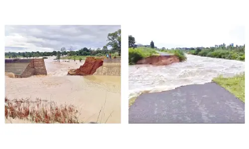 Sitarama’s main canal breaches, sparks scare
