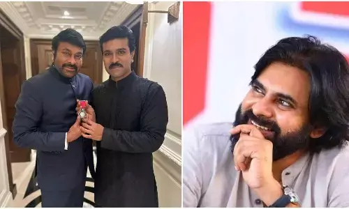 Chiranjeevi and Ram Charan Extend Loving Birthday Greetings to Pawan Kalyan