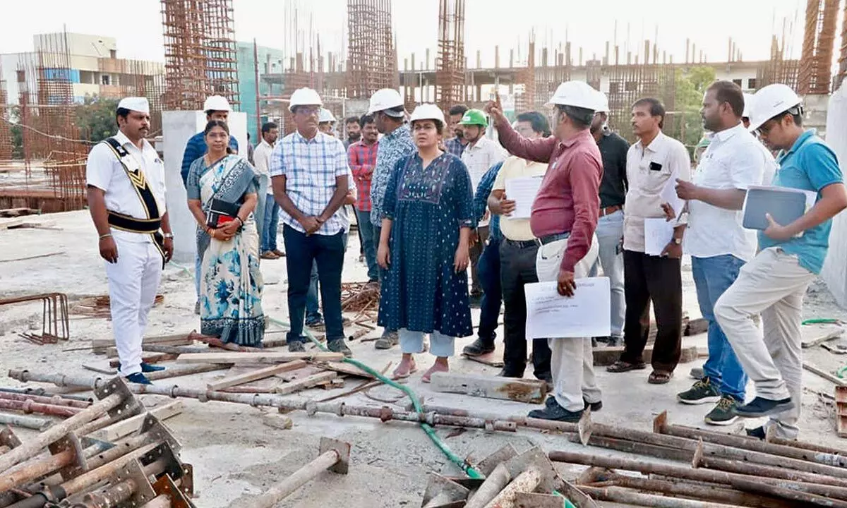 TUDA V-C inspects development works