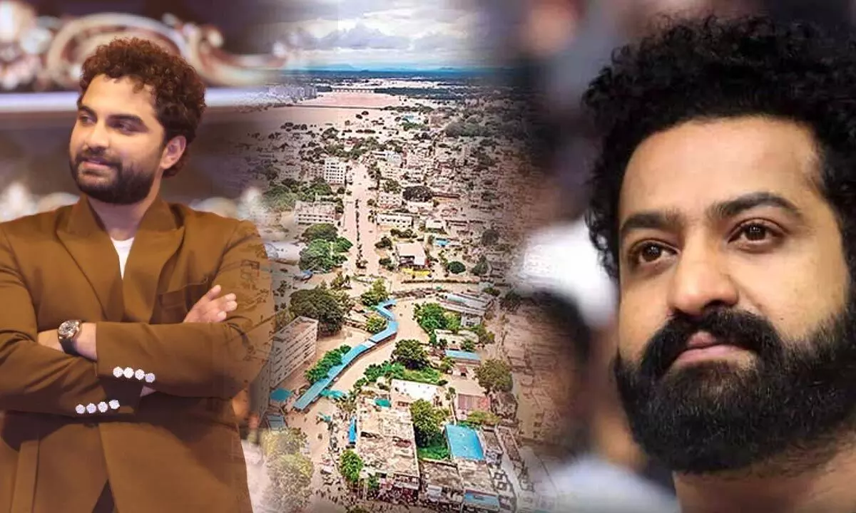 Jr. NTR and Vishwak Sen Contribute to Flood Relief Efforts in Telugu States