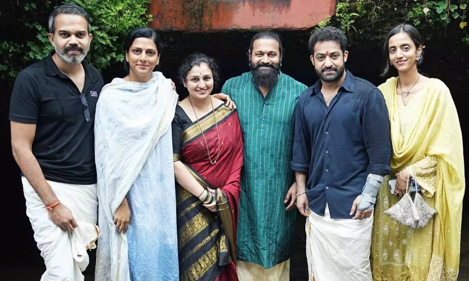 Jr NTR and Family Visit Keshavanatheshwara Temple in Karnataka