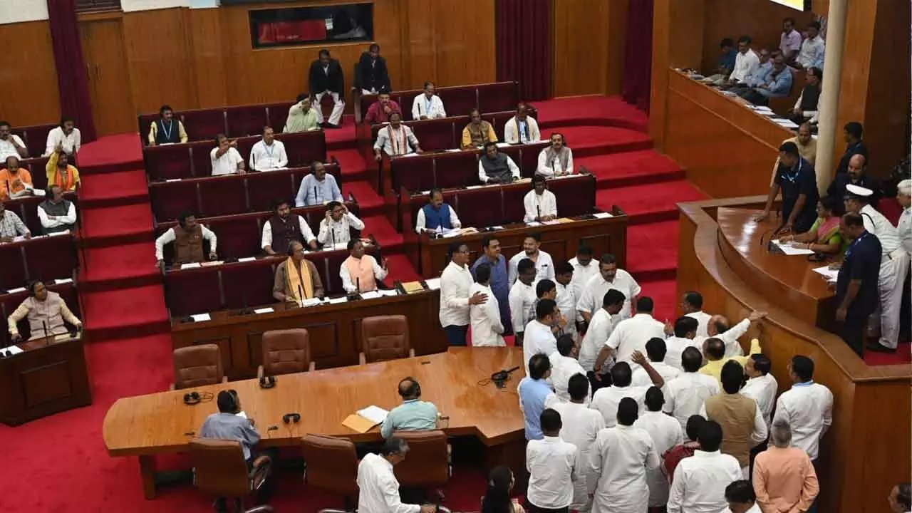 Ruckus in Assembly over Subhadra Yojana