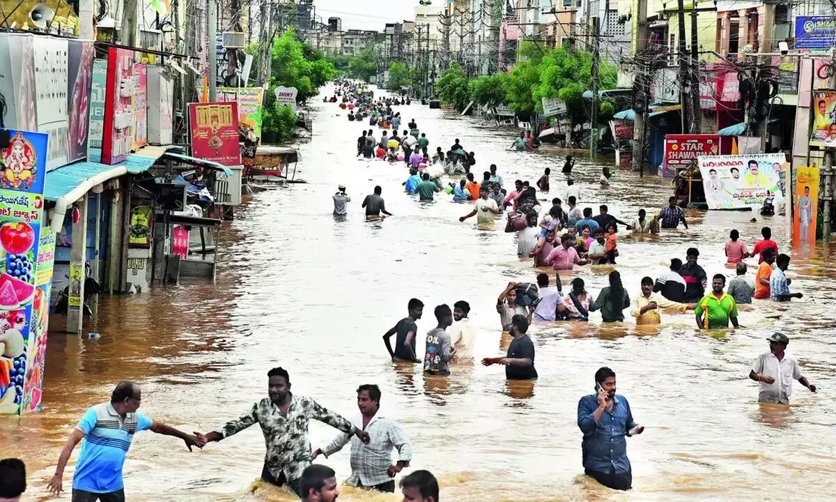 Budameru Flood Recedes: Relief Efforts Underway