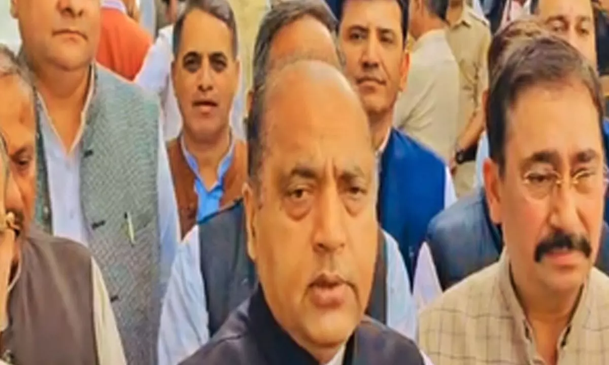 Economic crisis in Himachal due to Rahuls money transferring policy: Jai Ram Thakur