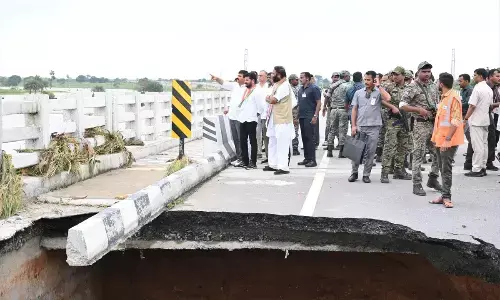 CM Revanth Reddy Reviews Flood-Hit Areas in Khammam and Suryapet