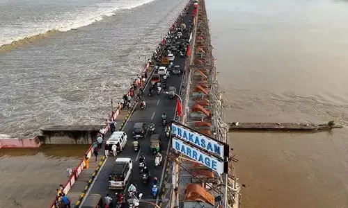 Floods in Andhra Pradesh: Inflow to Prakasam Barrage Reduces After Record Flood Levels