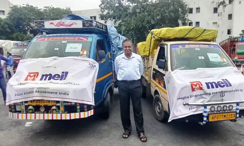 MEIL responds to CM Chandrababu Naidus call; Extends support to flood victims in Vijayawada