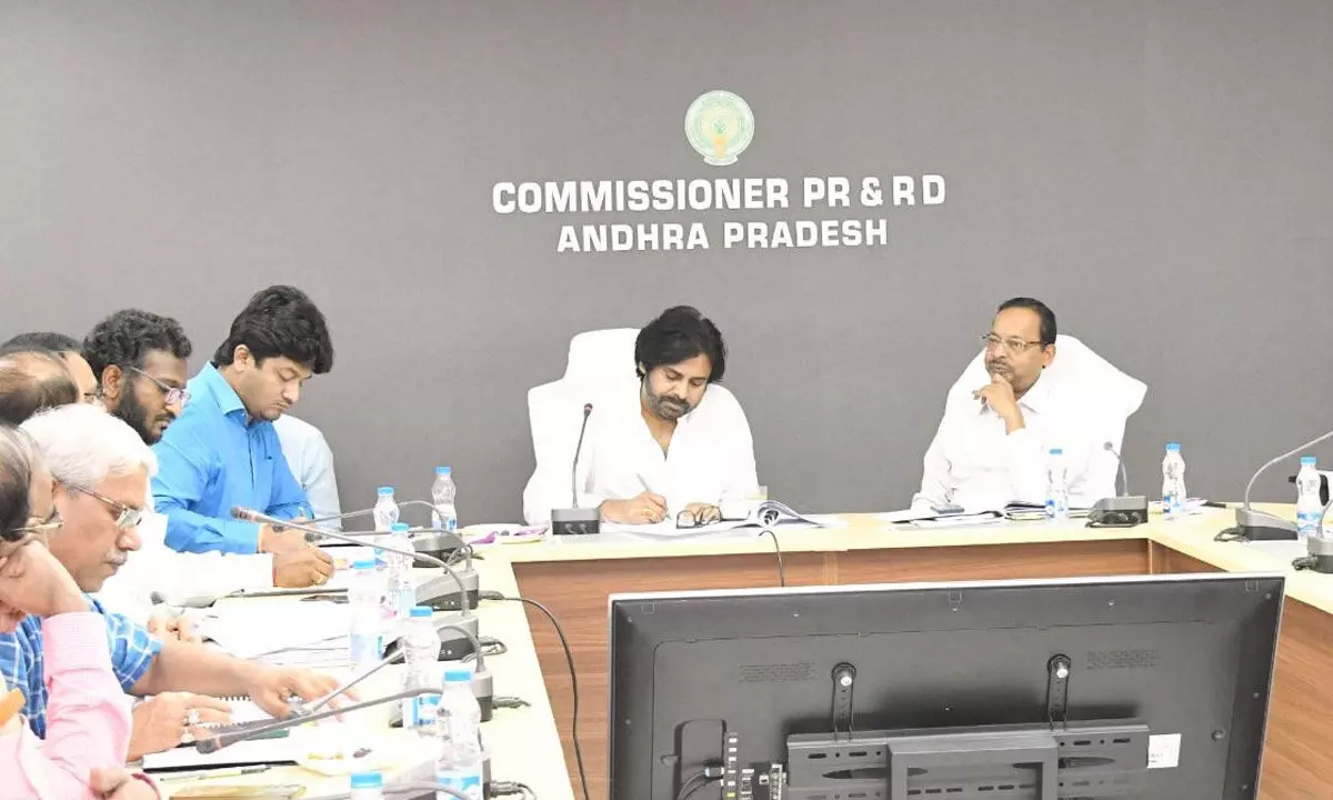 AP Dy. CM Pawan Kalyan briefs media on floods, says roads were damaged extensively