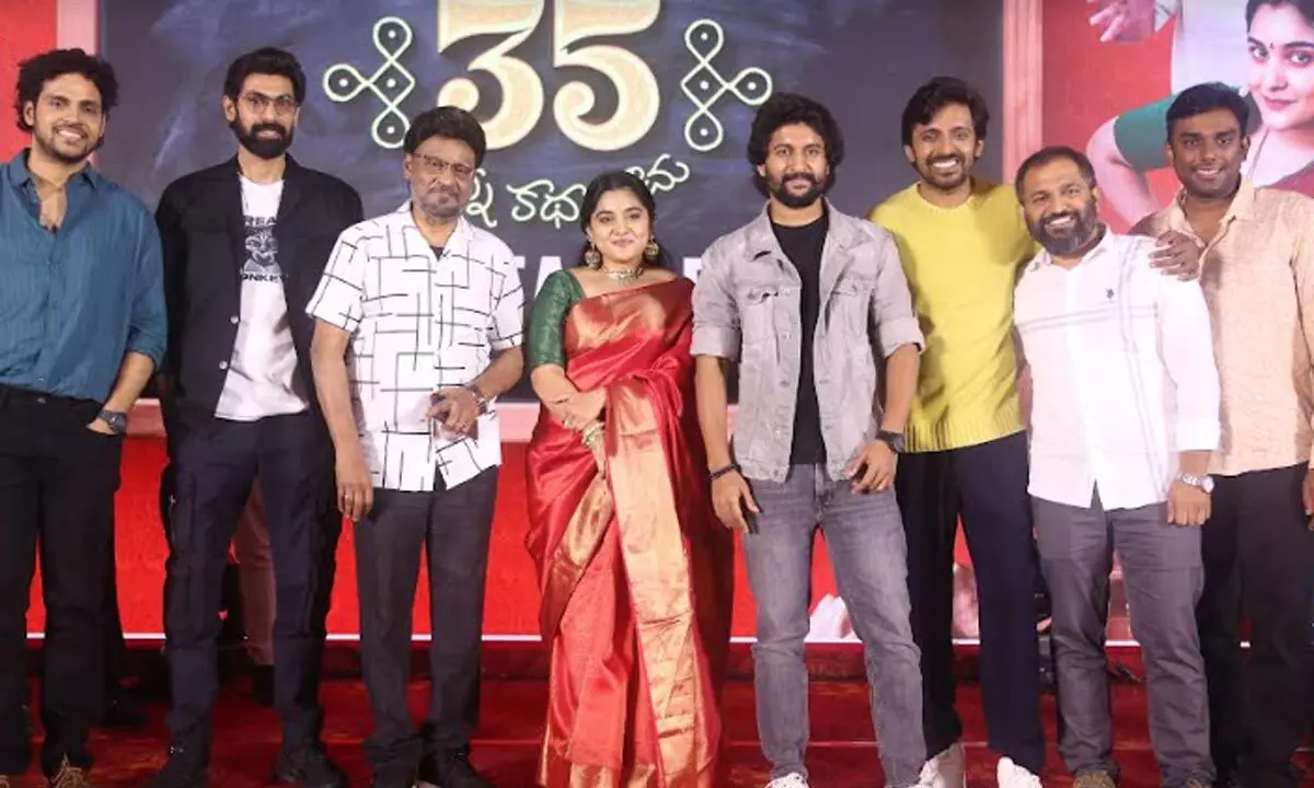 ‘35-Chinna Katha Kadu’ pre-release event held: Stars came together to celebrate the film’s anticipated success