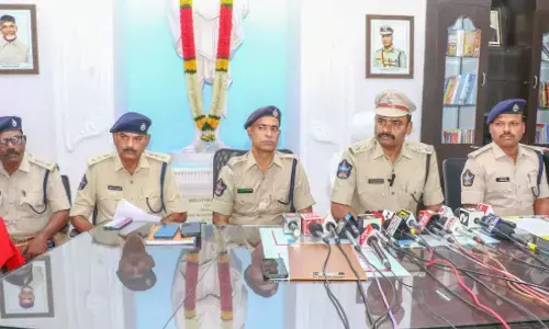 SP L Subbarayudu speaking to the media in Tirupati on Tuesday