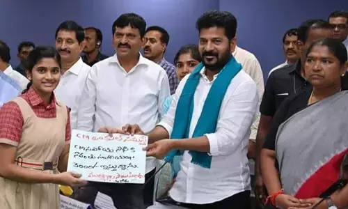 10th Grader from Mahabubabad Donates Savings for Flood Relief Efforts