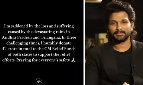 Allu Arjun Donates Rs 1 Crore to Support Flood Relief Efforts in Telugu States