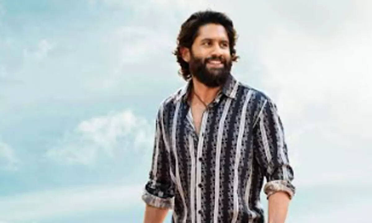 ‘Thandel’ team comes with new poster as Naga Chaitanya marks 15 years in TFI