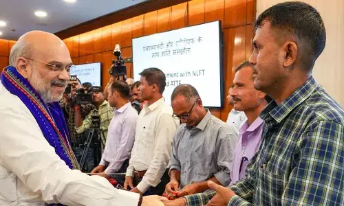 Peace pact with 2 insurgent groups of Tripura signed